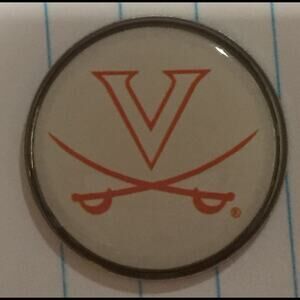 Vintage Virginia Cavaliers golf ball marker‎